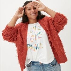 JANIS FRINGED CARDIGAN